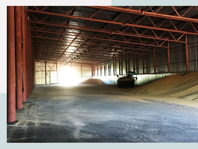 Строительство зернохранилищ в Малгобеке