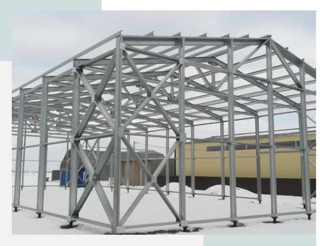 Каркасные ангары в Малгобеке