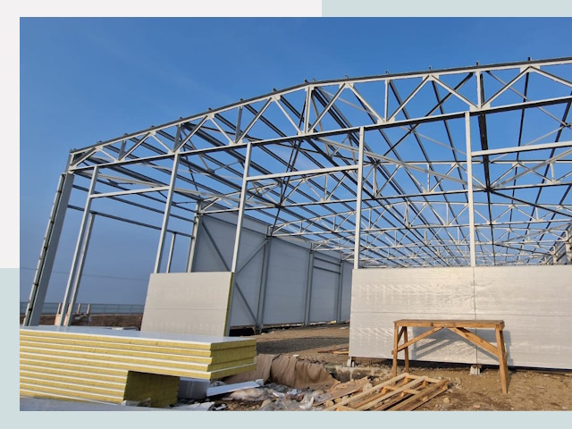 Утепленные ангары в Малгобек от 619 руб. за м²