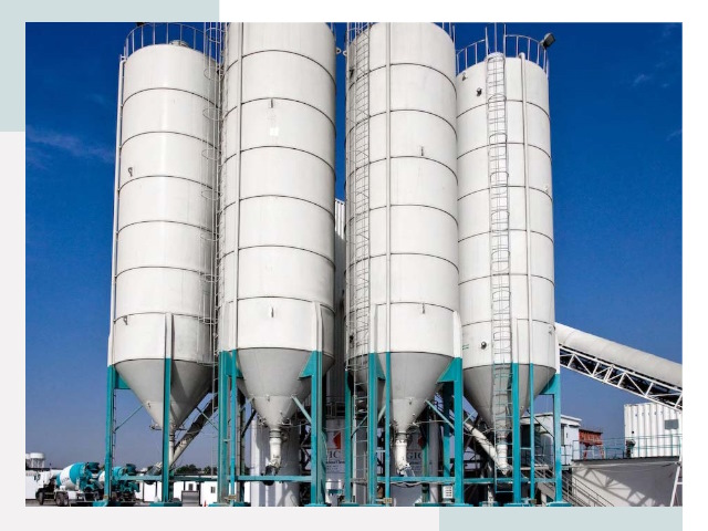 Строительство цементных силосов в Малгобеке