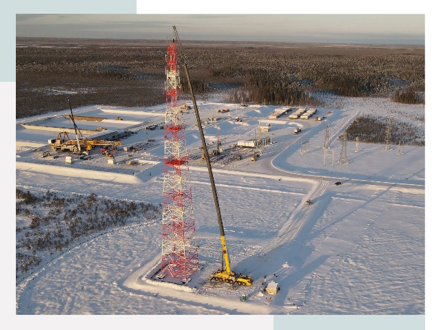 Мачты связи в Малгобеке