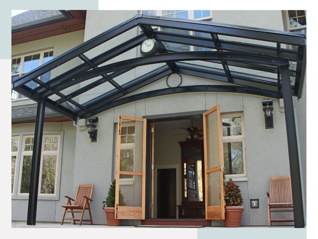 Козырьки металлические в Малгобеке