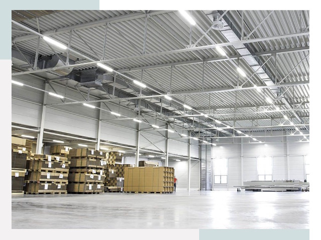 Освещение ангаров в Малгобеке