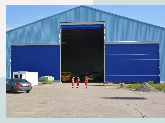 Ангарные ворота в Малгобек от СтальСтрой-Млг по цене 619 руб.