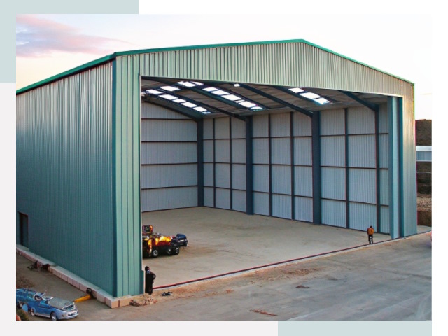 Строительство ангаров в Малгобеке