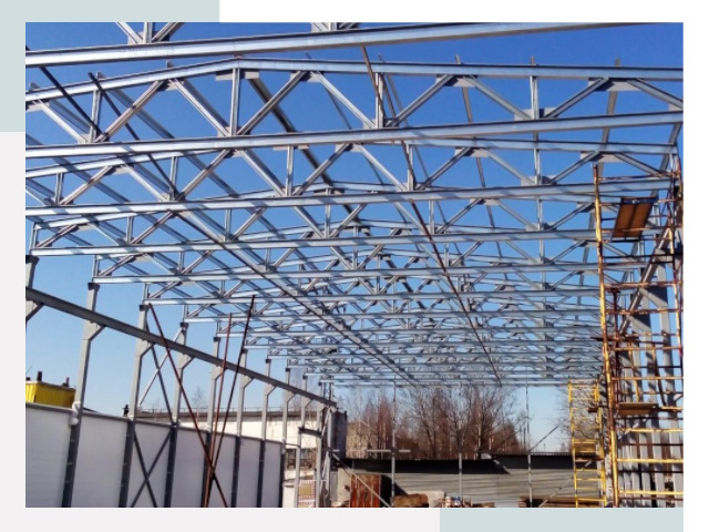 Металлокаркасы для складов в Малгобеке